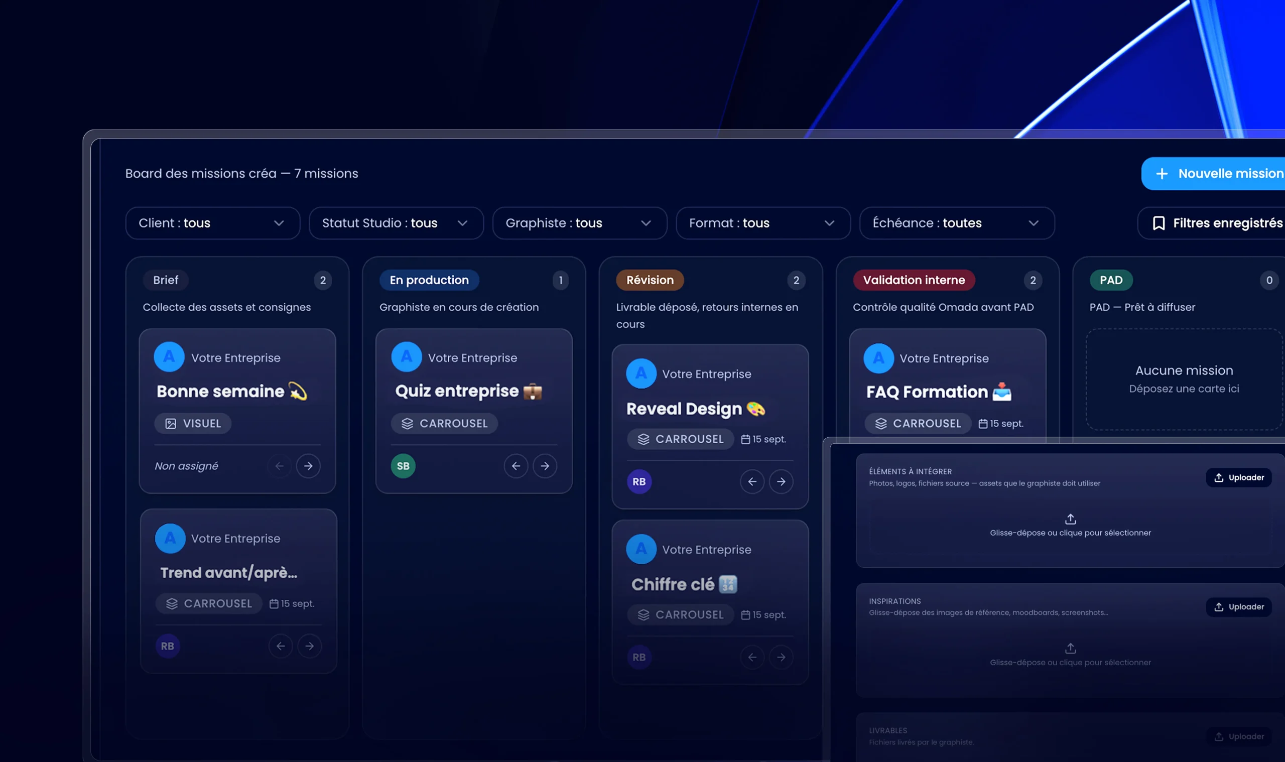 Omada Pulse — studio créatif
