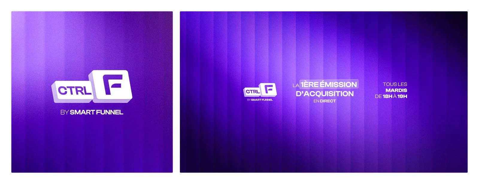 Logo et bannière de CTRL F conçus par Omada